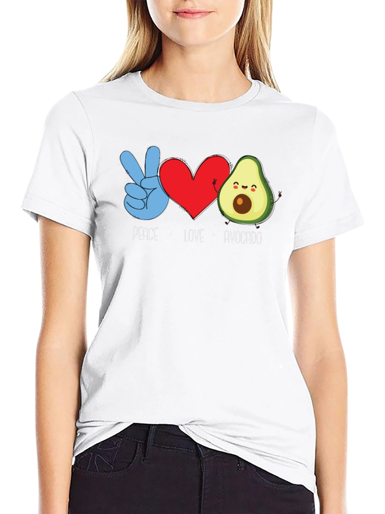 Peace Love Avocado T-Shirt