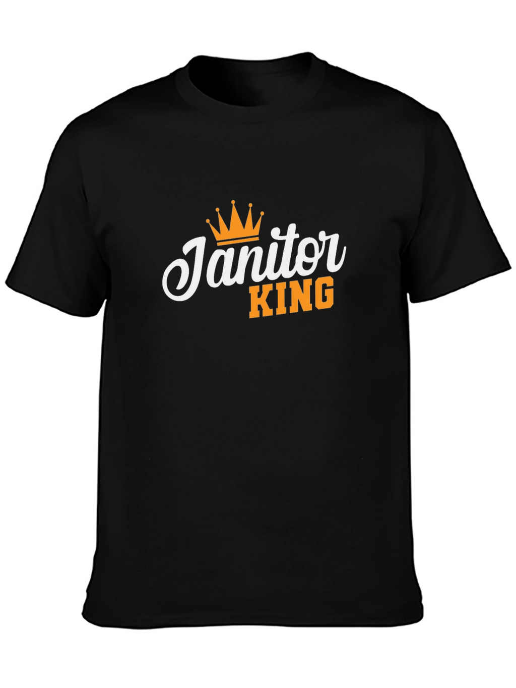 Janitor King Black T-Shirt