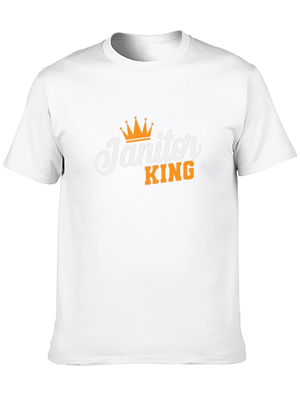 Janitor King Black T-Shirt