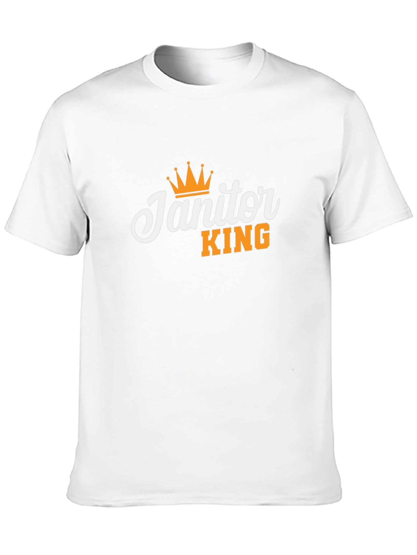 Janitor King Black T-Shirt