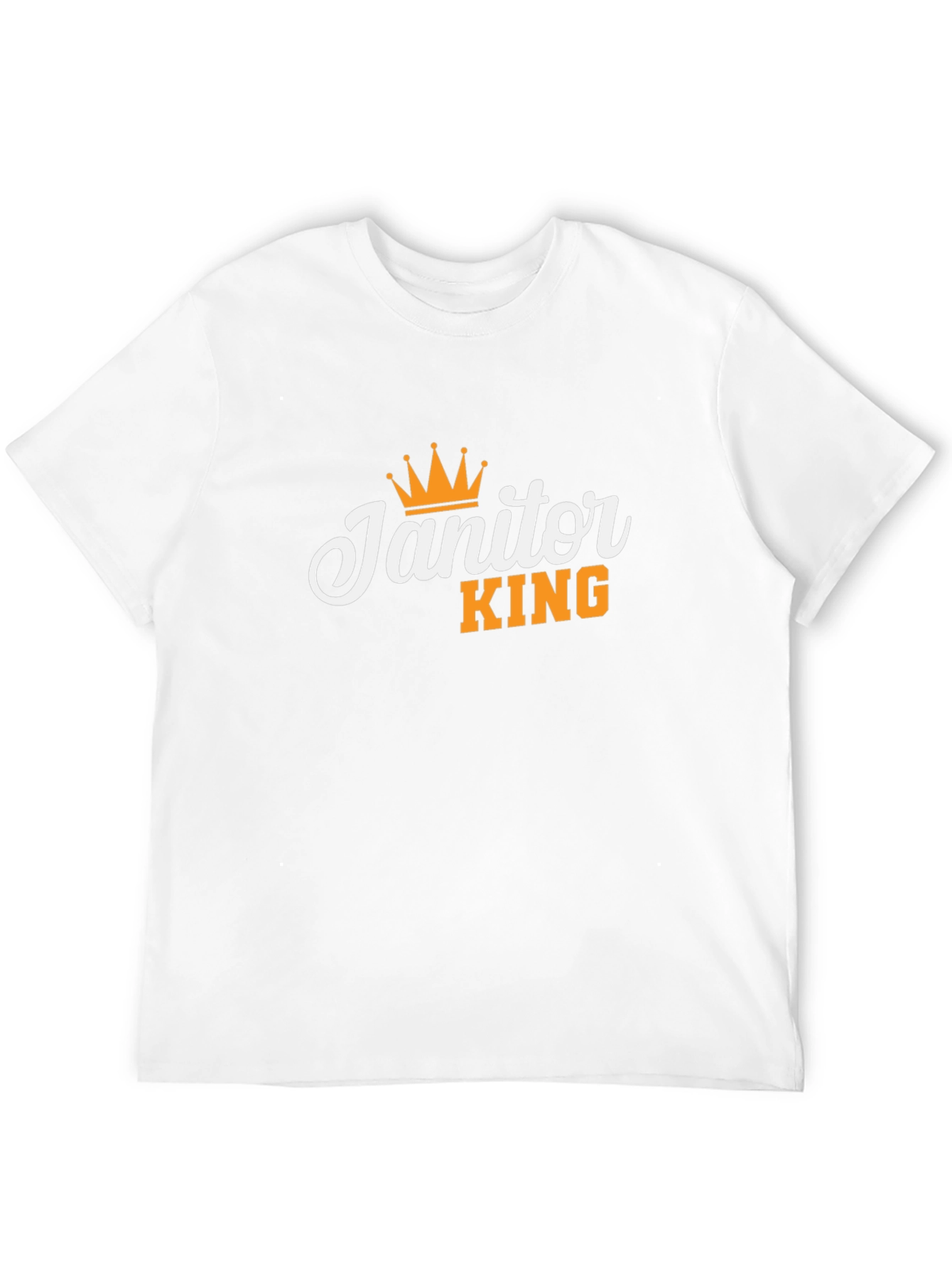 Janitor King Black T-Shirt