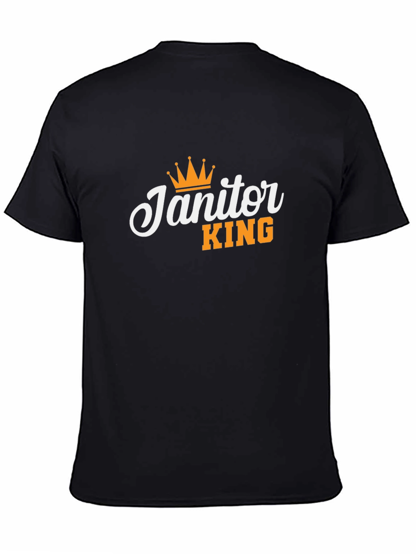 Janitor King Black T-Shirt