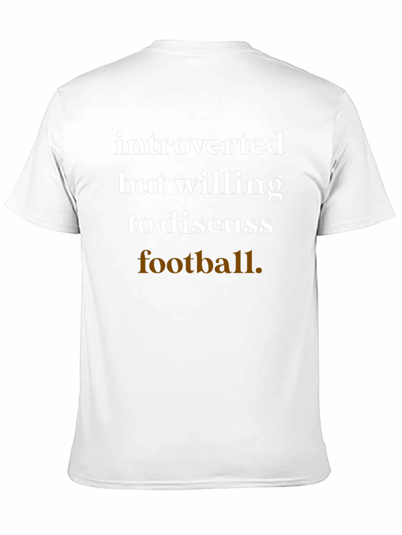 Introverted Football Fan T-Shirt