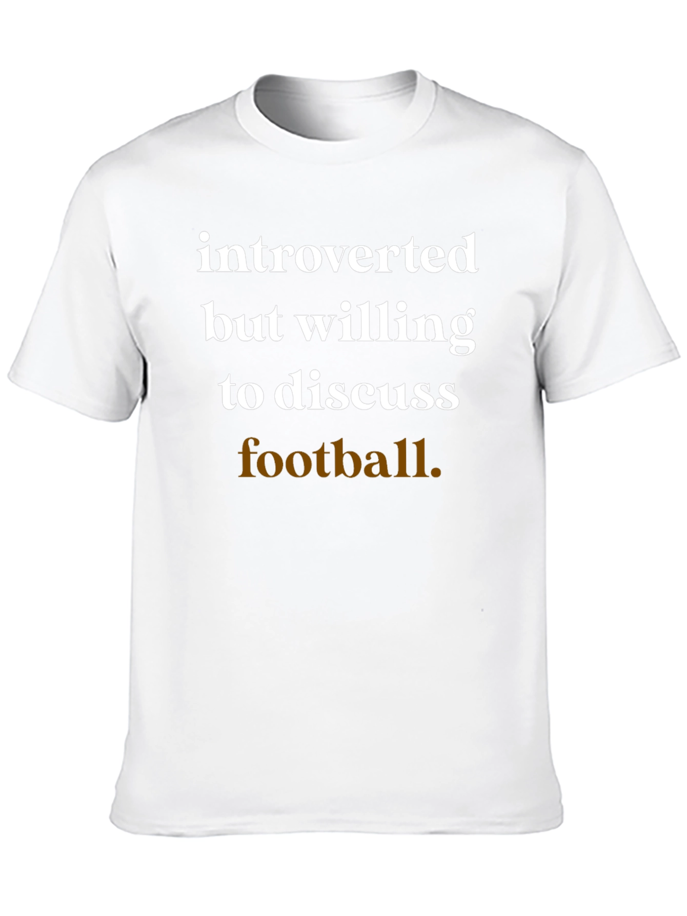 Introverted Football Fan T-Shirt