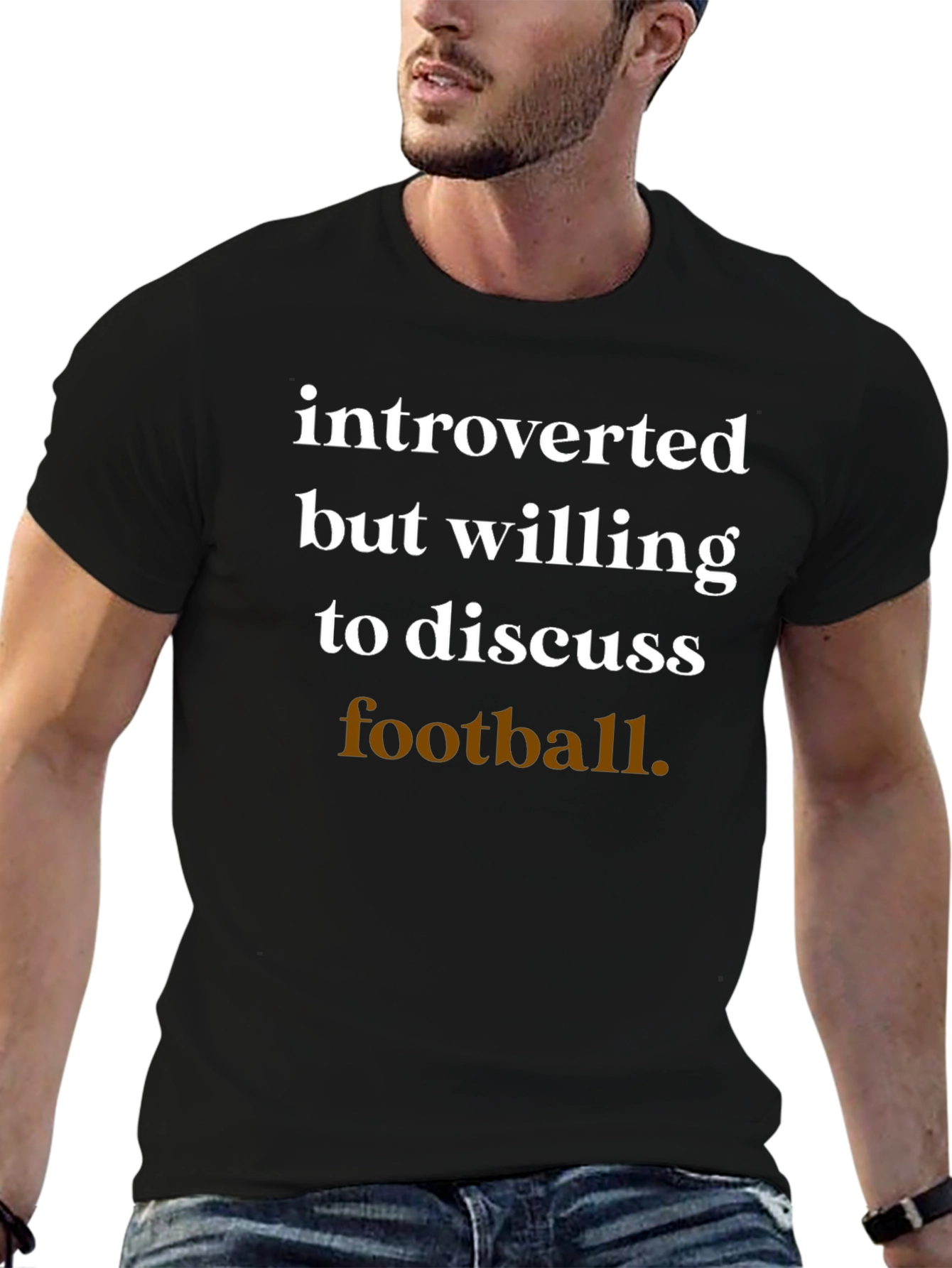Introverted Football Fan T-Shirt