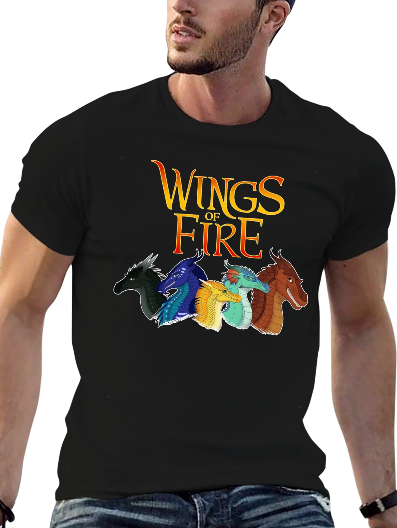 Wings of Fire Graphic T-Shirt - Black