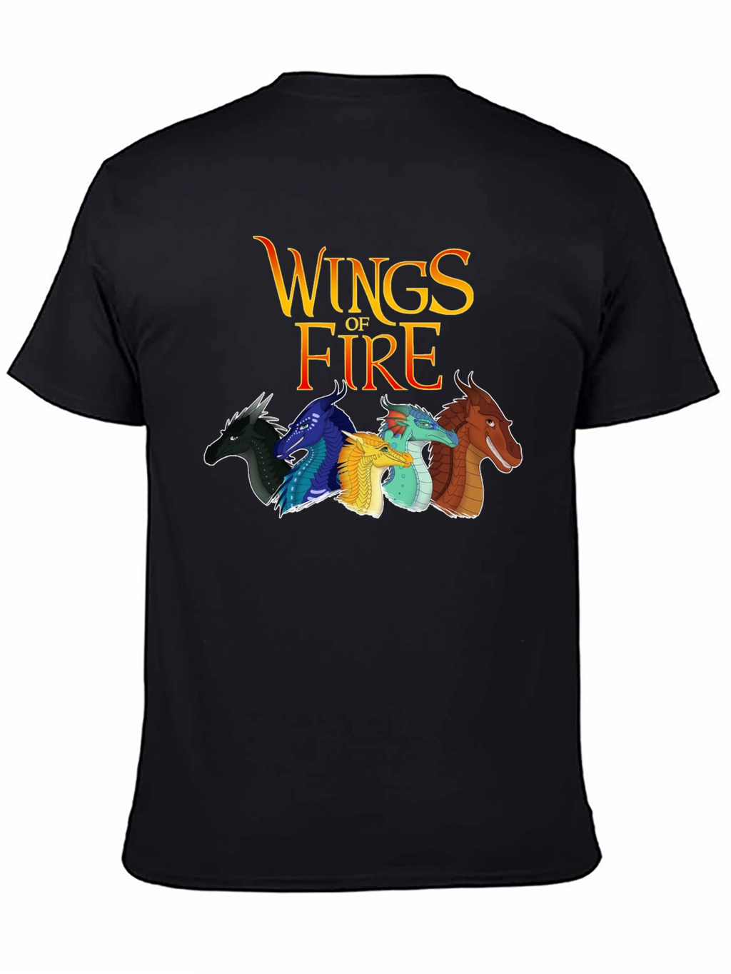 Wings of Fire Graphic T-Shirt - Black