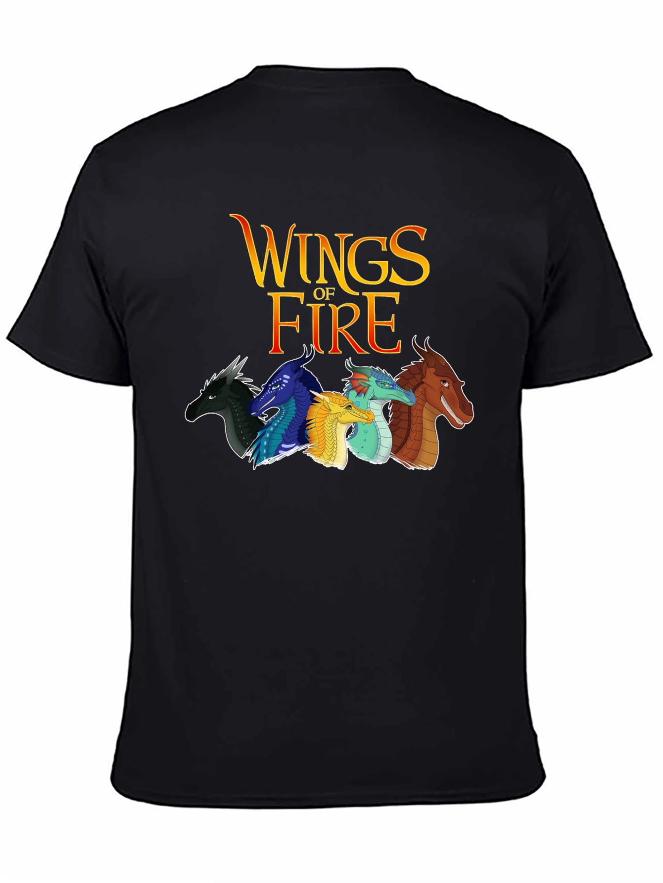 Wings of Fire Graphic T-Shirt - Black