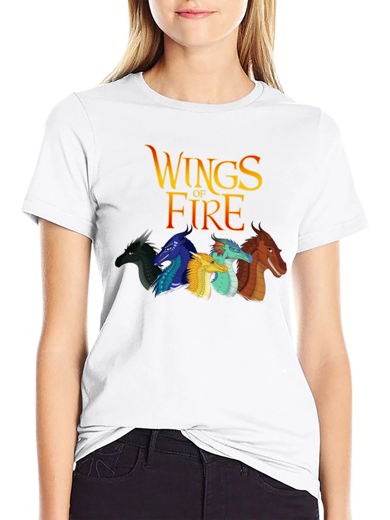 Wings of Fire Graphic T-Shirt - Black