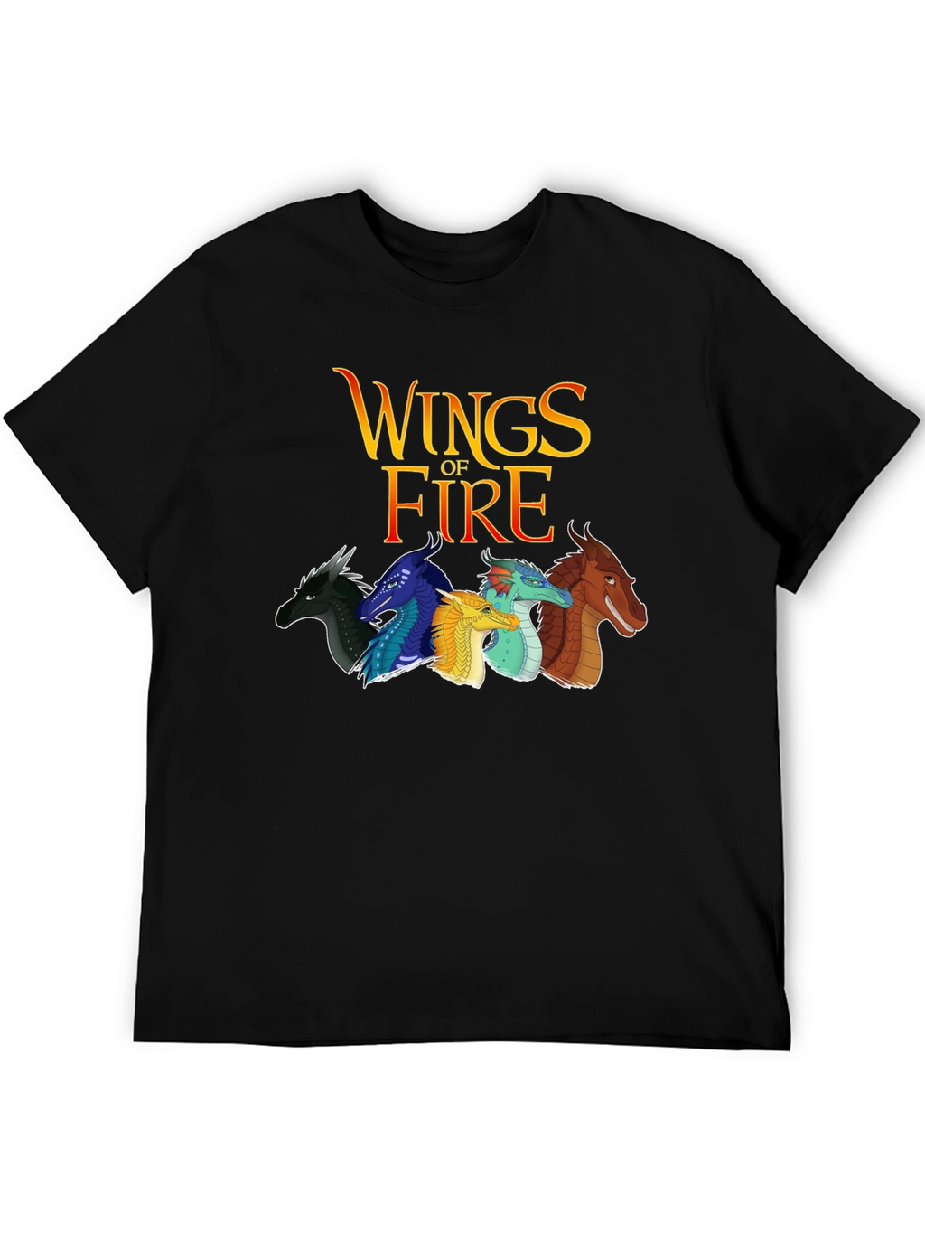 Wings of Fire Graphic T-Shirt - Black