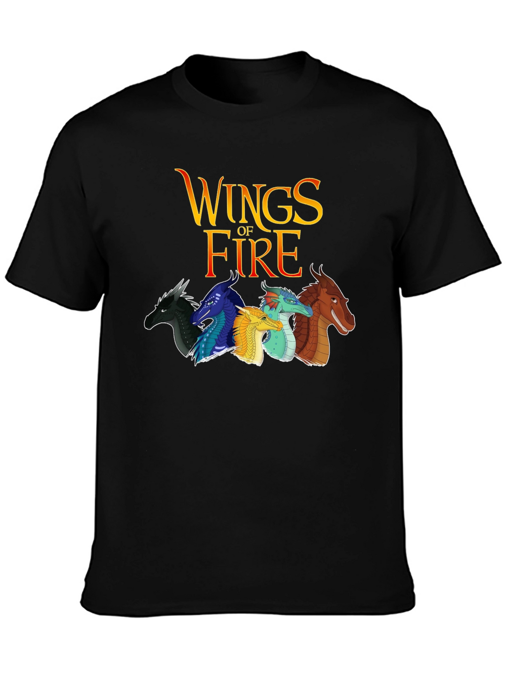 Wings of Fire Graphic T-Shirt - Black
