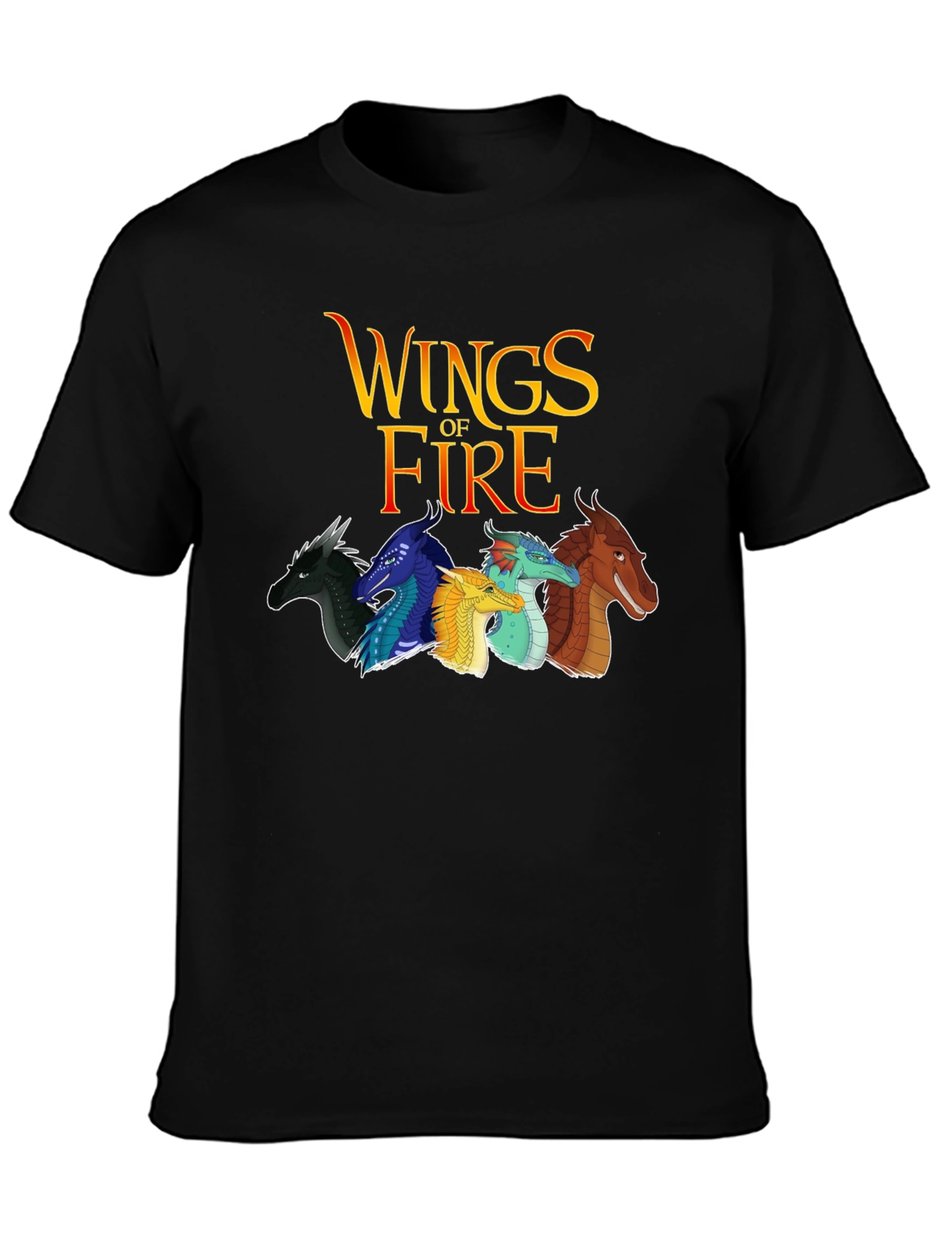 Wings of Fire Graphic T-Shirt - Black