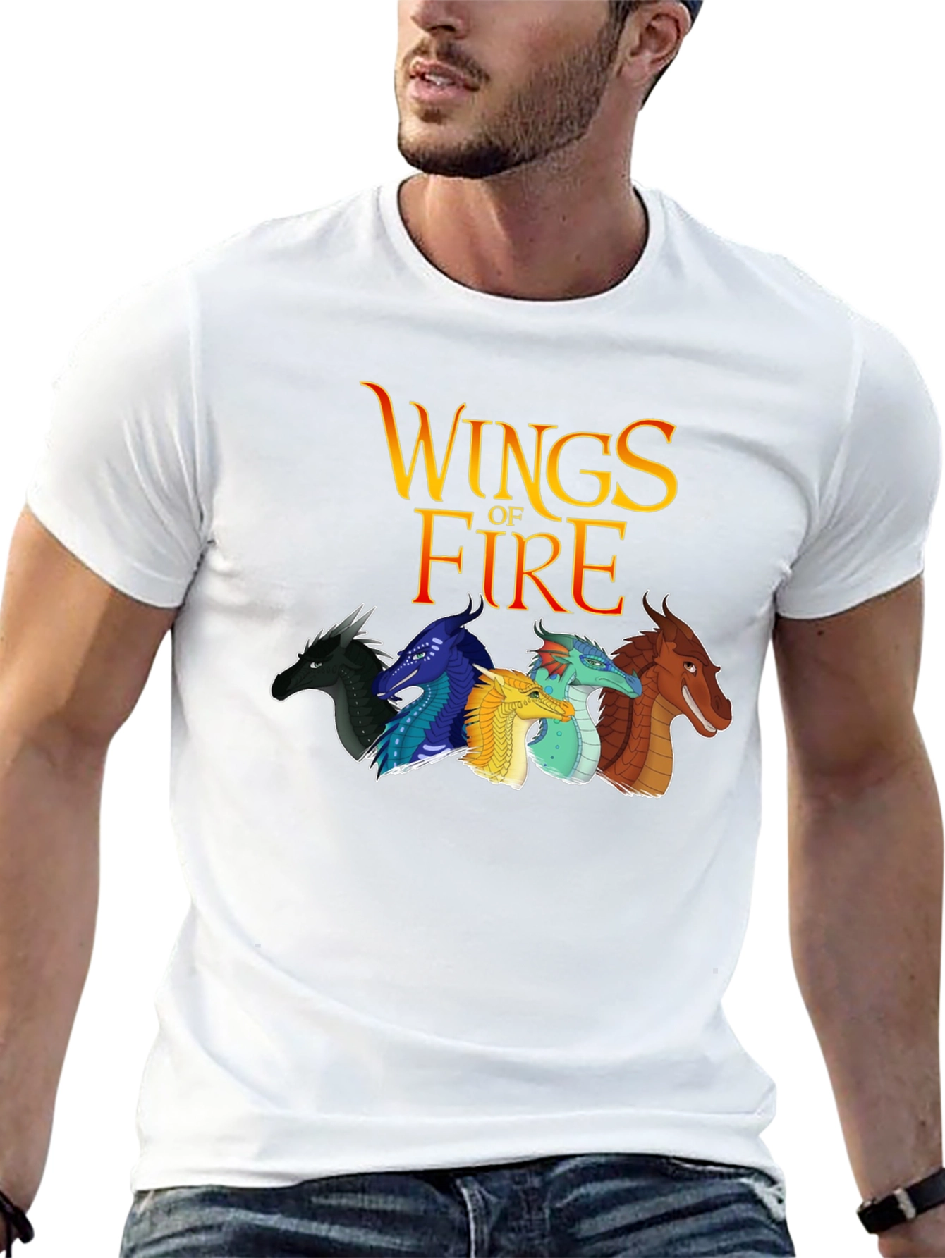 Wings of Fire Graphic T-Shirt - Black