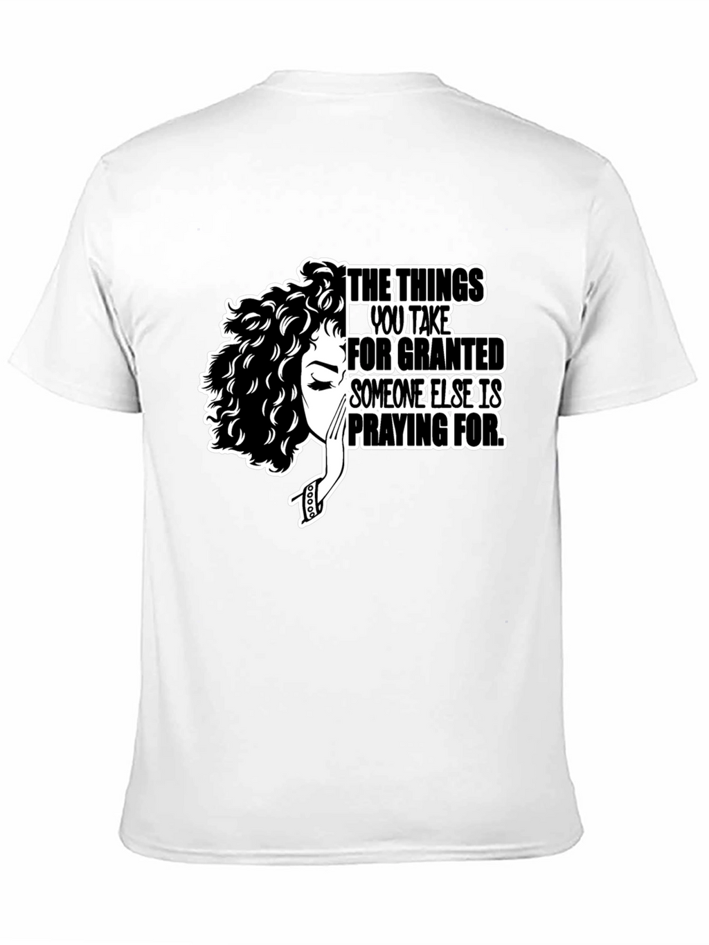 Inspirational Graphic Tee - Praying For T-Shirt