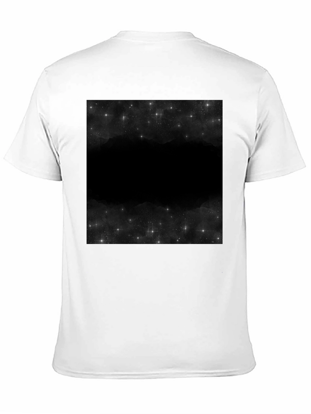 Nebula Print Black T-Shirt