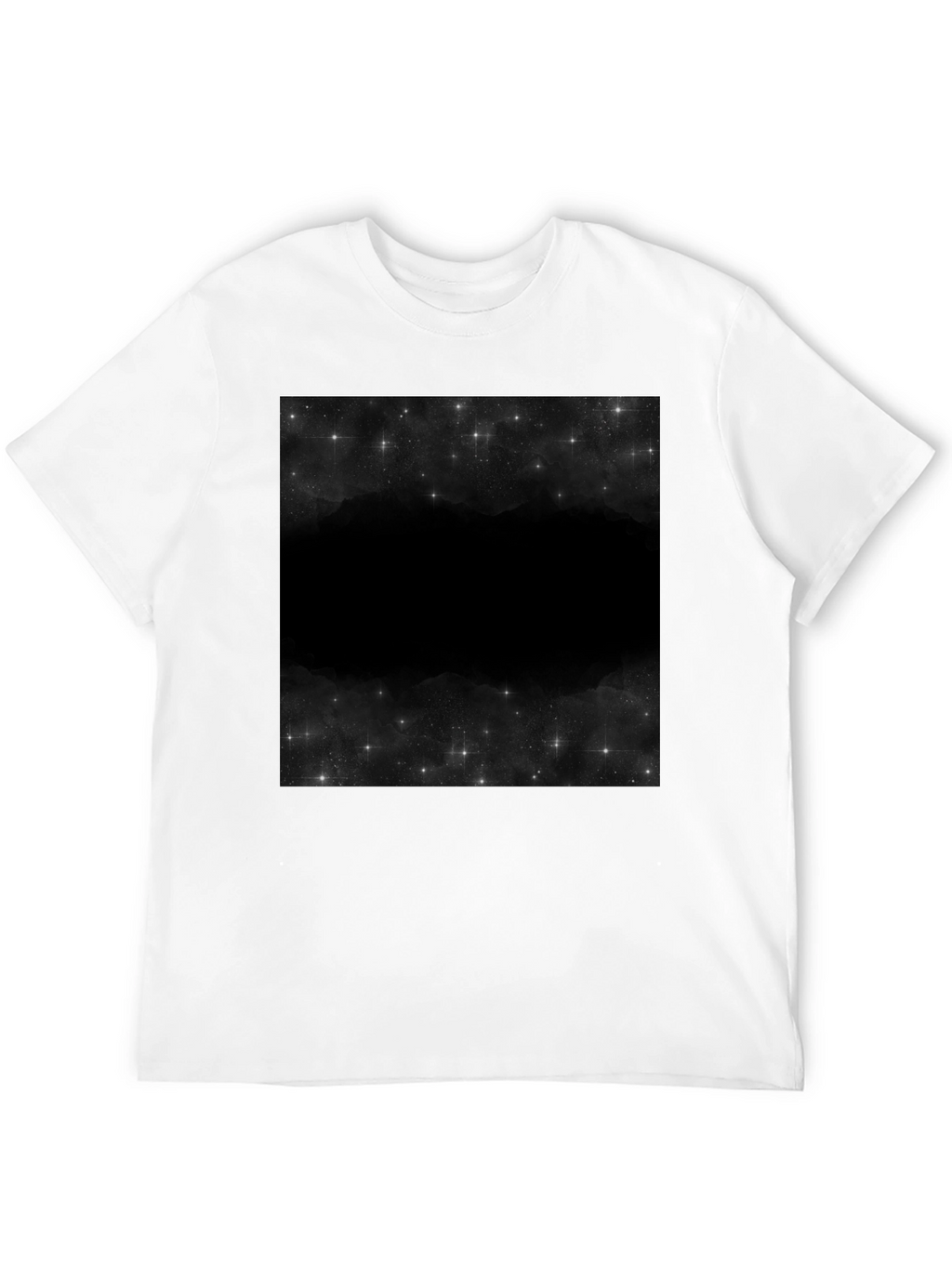 Nebula Print Black T-Shirt