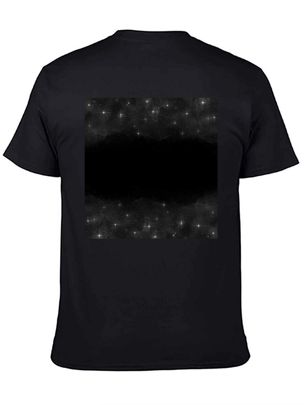 Nebula Print Black T-Shirt
