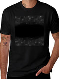 Nebula Print Black T-Shirt