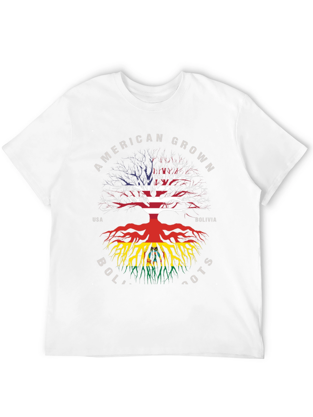 American Grown Bolivia Roots Graphic T-Shirt
