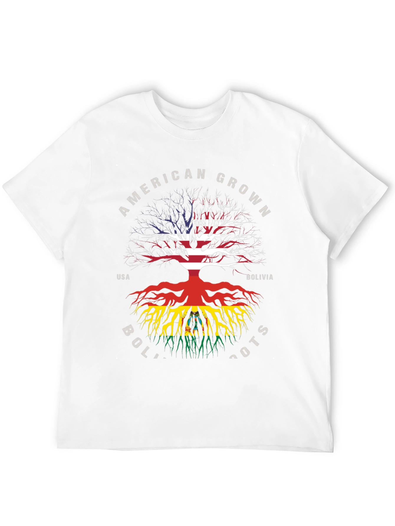 American Grown Bolivia Roots Graphic T-Shirt