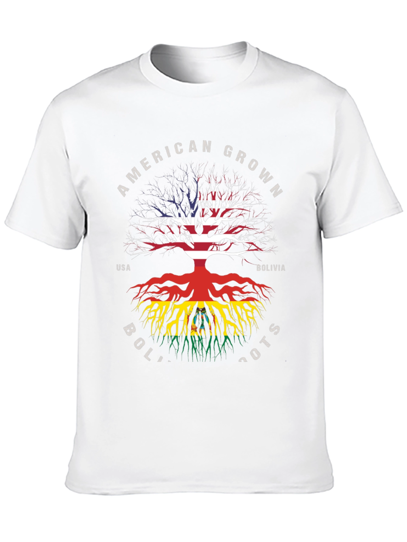 American Grown Bolivia Roots Graphic T-Shirt