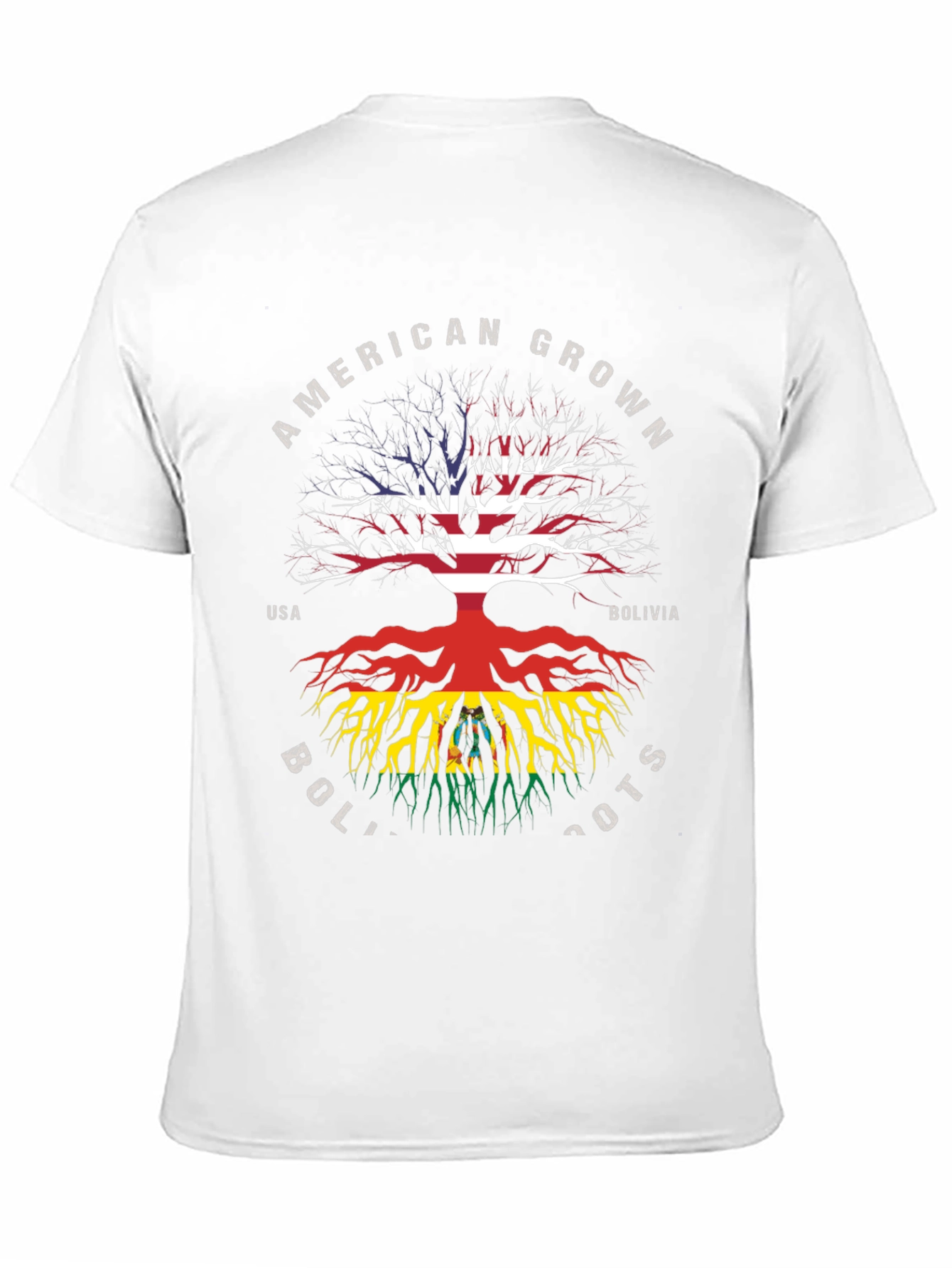 American Grown Bolivia Roots Graphic T-Shirt