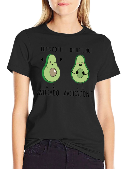 Avocado Humor Tee - Lets Do It! T-Shirt