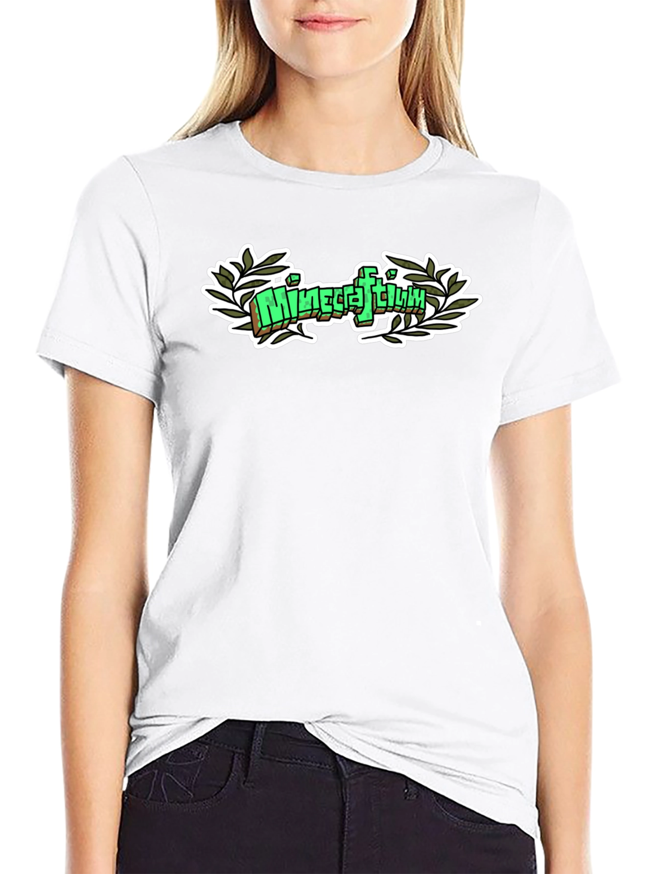 Minecraftium T-Shirt - Black Graphic Tee