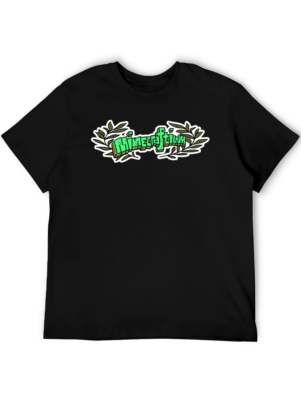 Minecraftium T-Shirt - Black Graphic Tee