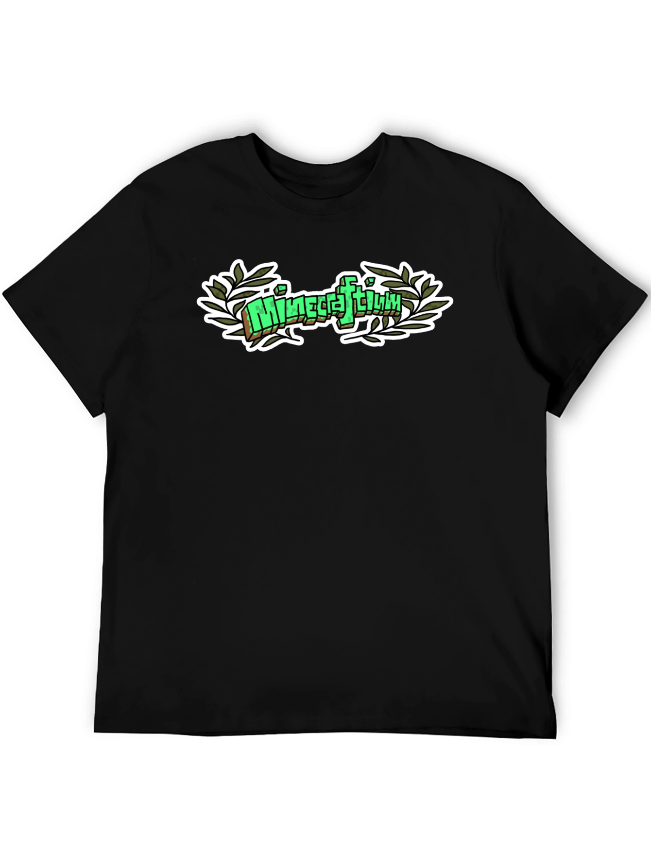 Minecraftium T-Shirt - Black Graphic Tee
