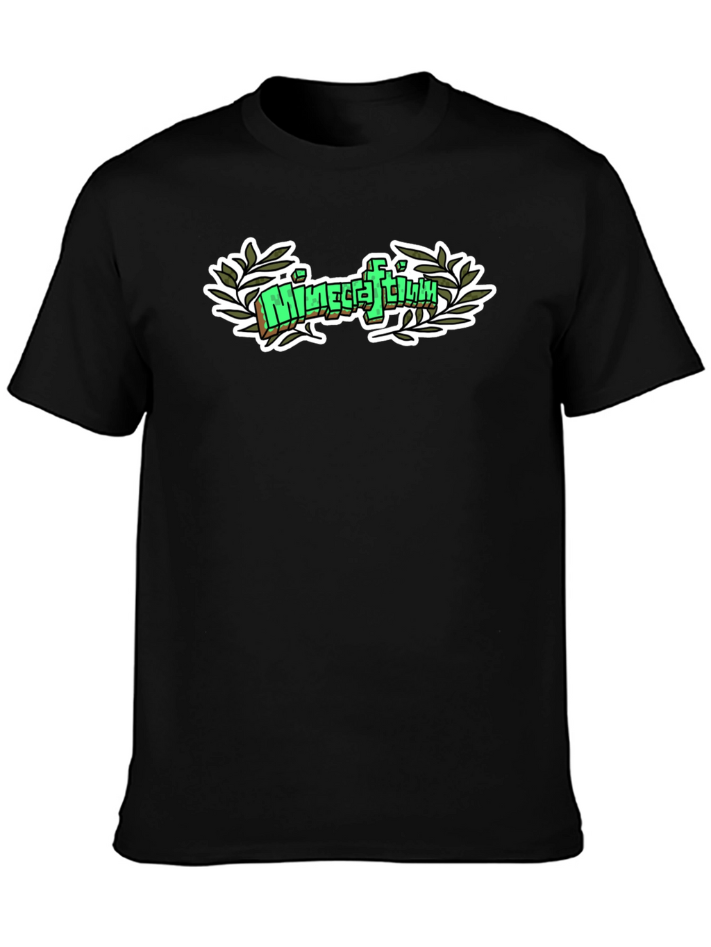 Minecraftium T-Shirt - Black Graphic Tee
