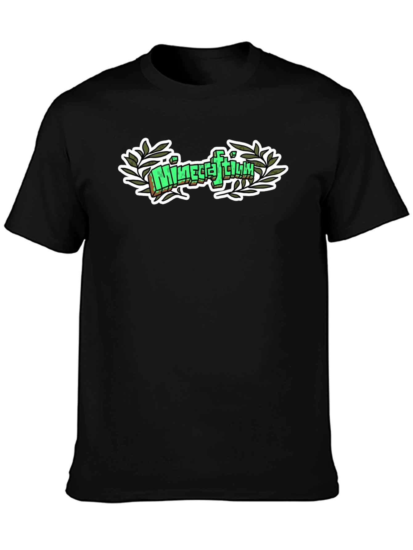 Minecraftium T-Shirt - Black Graphic Tee