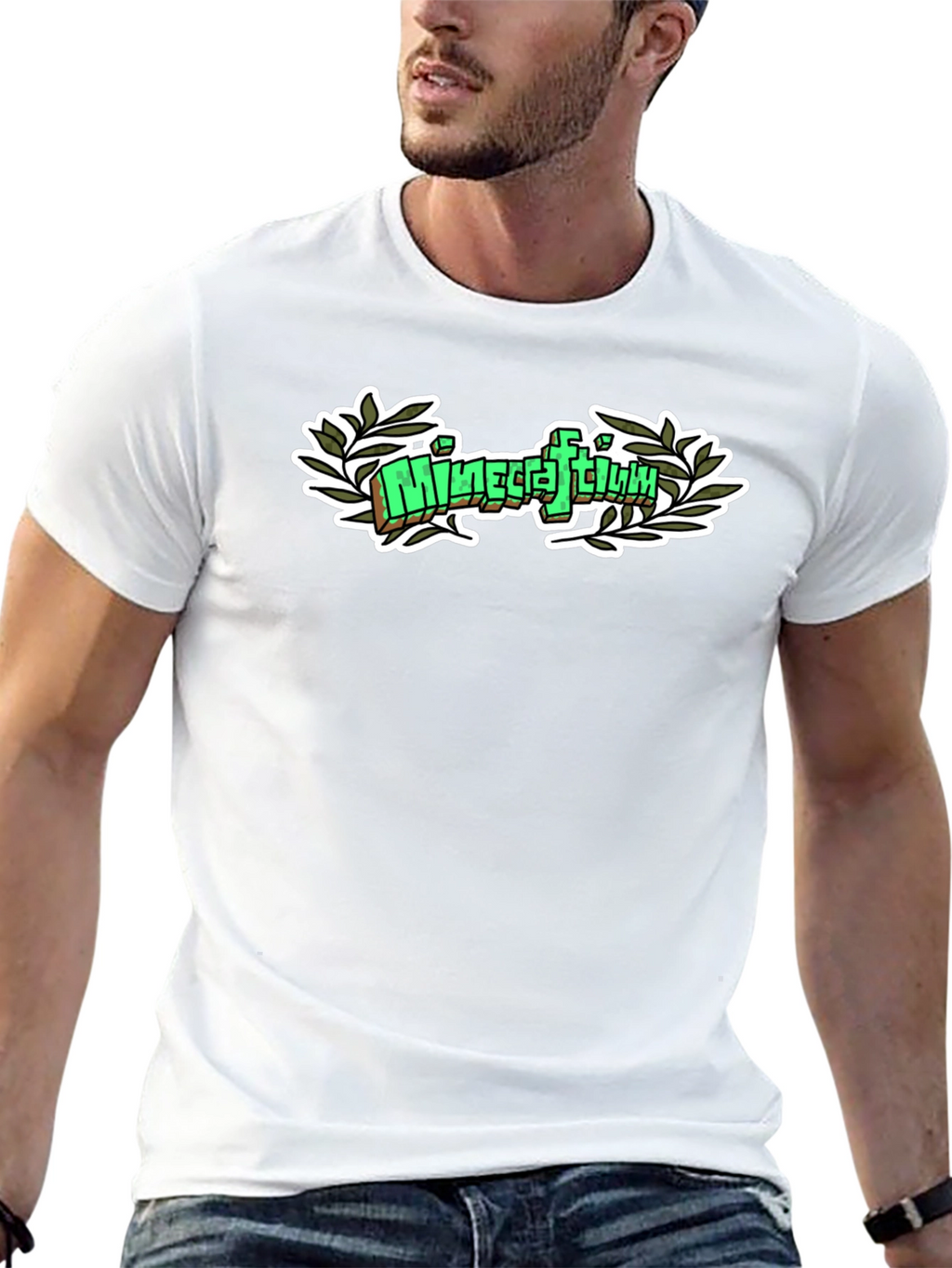 Minecraftium T-Shirt - Black Graphic Tee