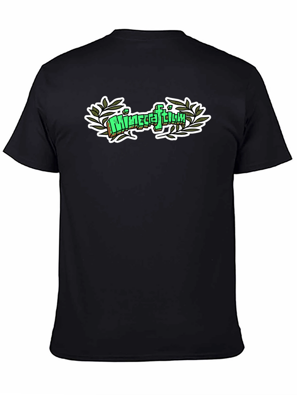 Minecraftium T-Shirt - Black Graphic Tee