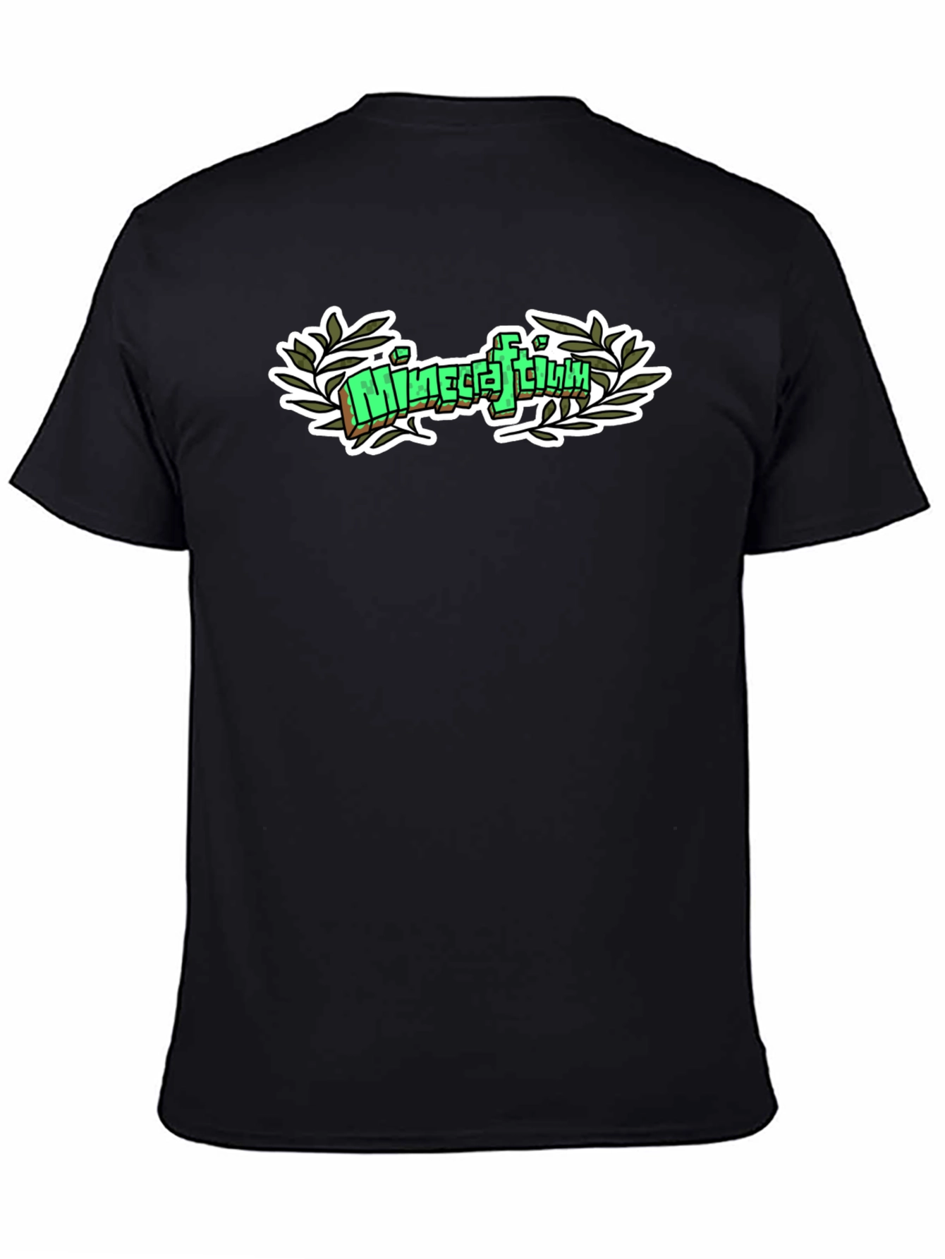 Minecraftium T-Shirt - Black Graphic Tee