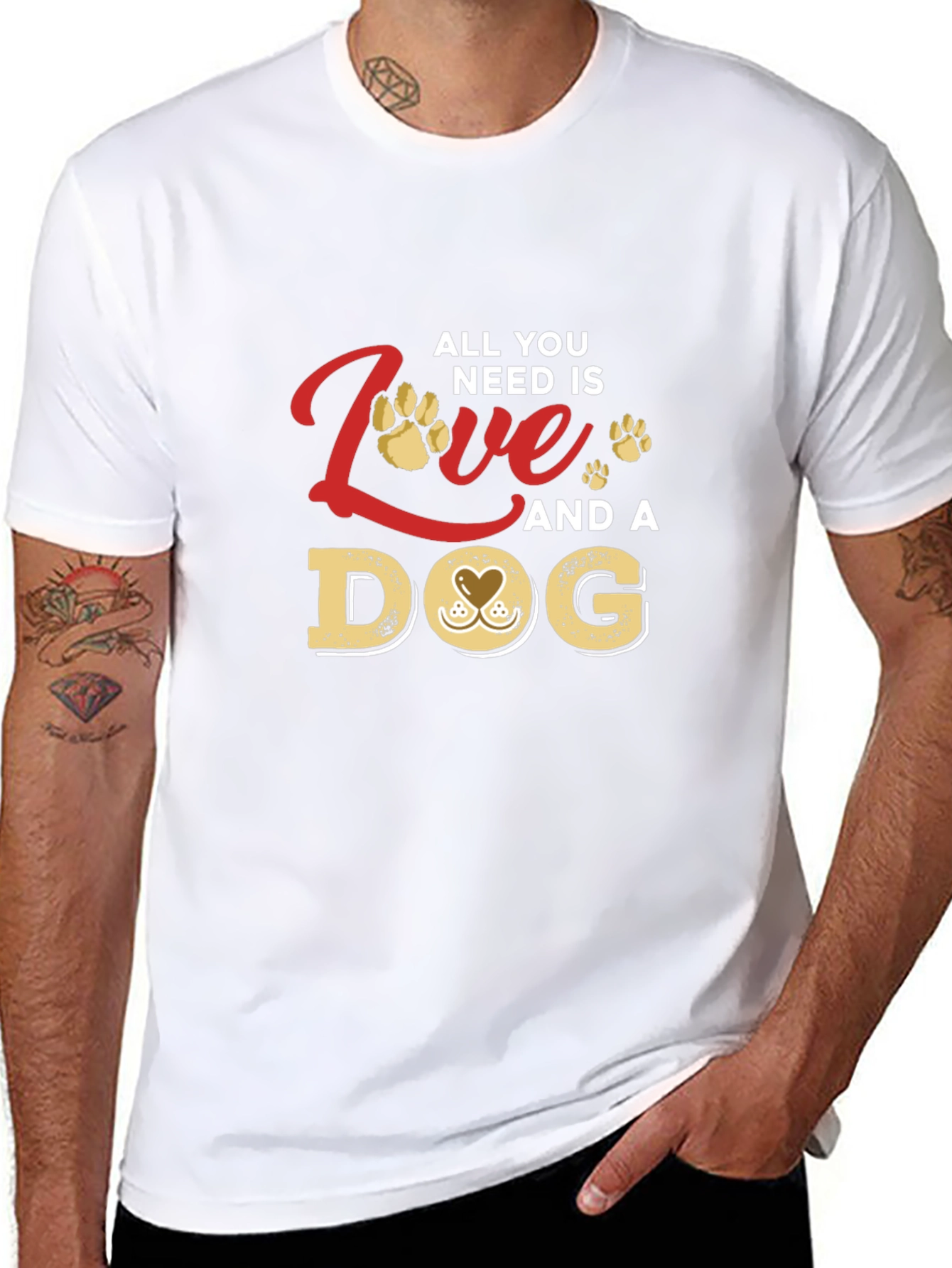 All You Need Is Love and a Dog T-Shirt