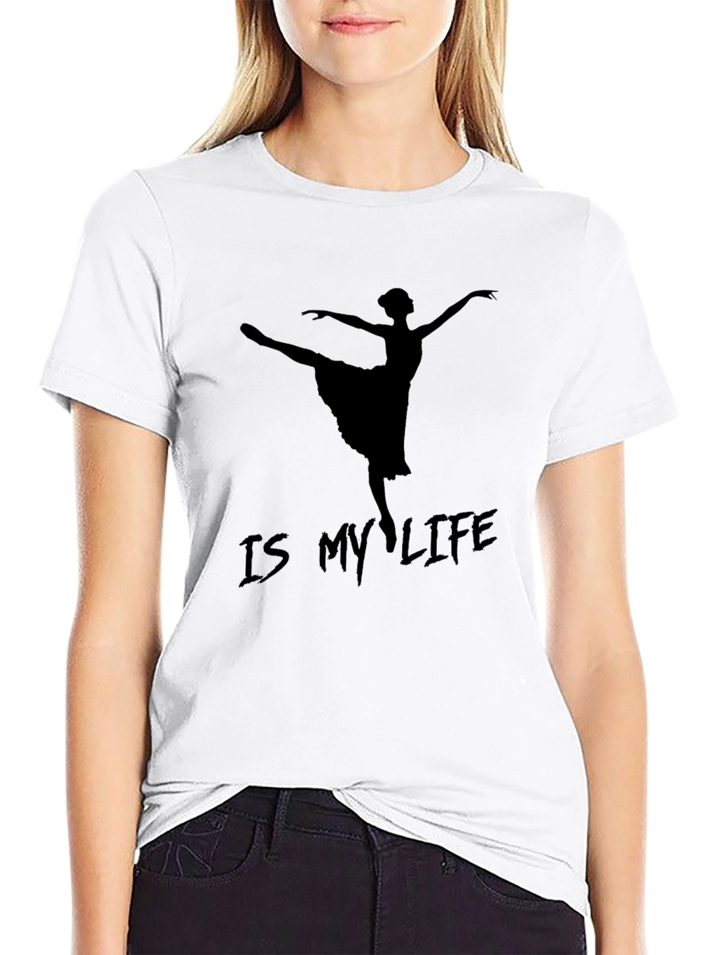 Ballet Is My Life Black T-Shirt