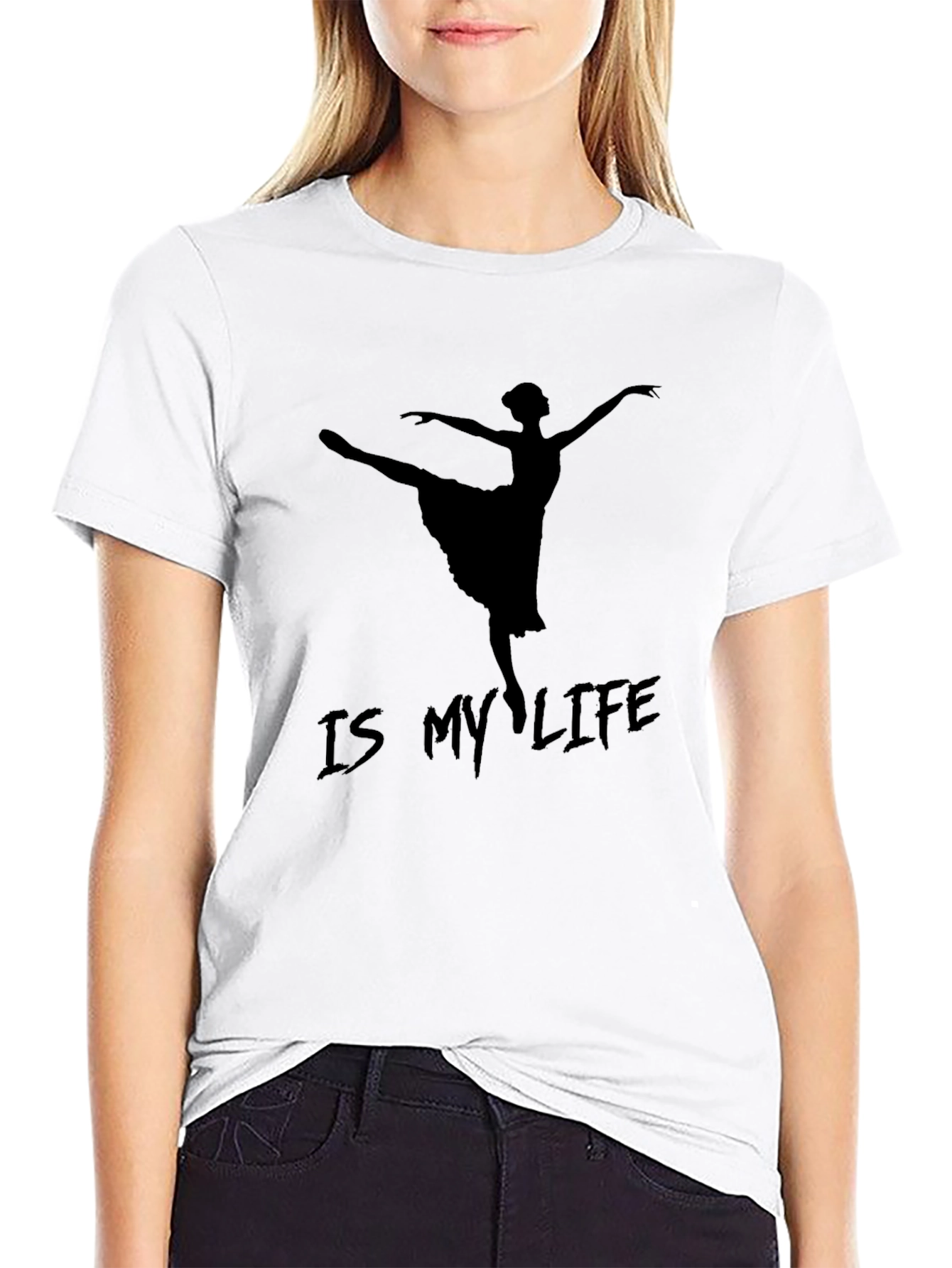 Ballet Is My Life Black T-Shirt