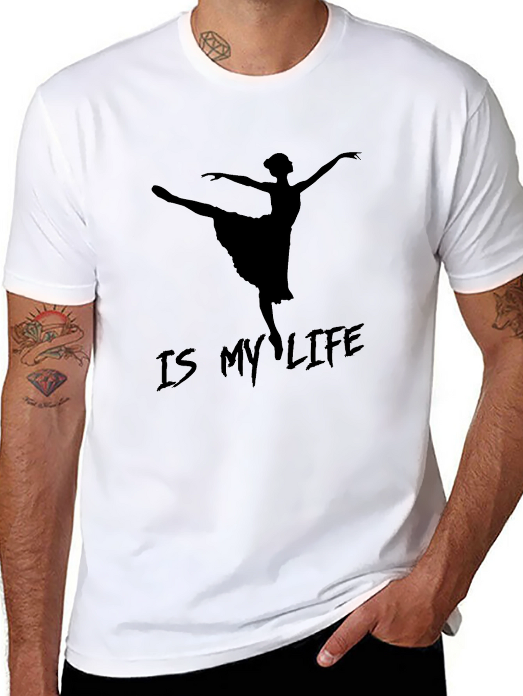 Ballet Is My Life Black T-Shirt