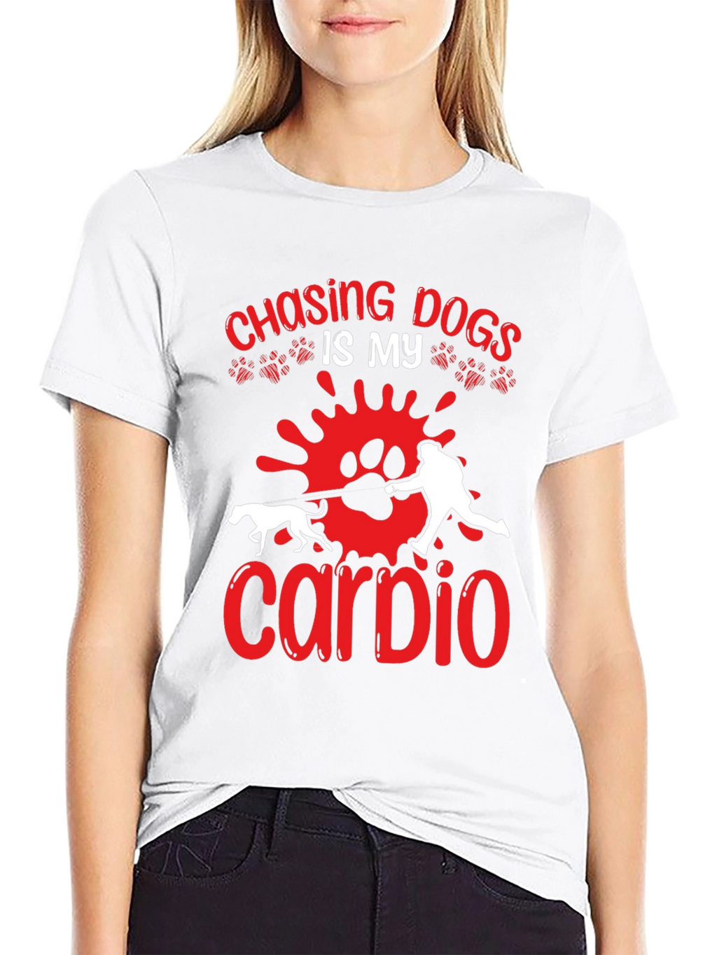 Chasing Dogs is My Cardio T-shirt