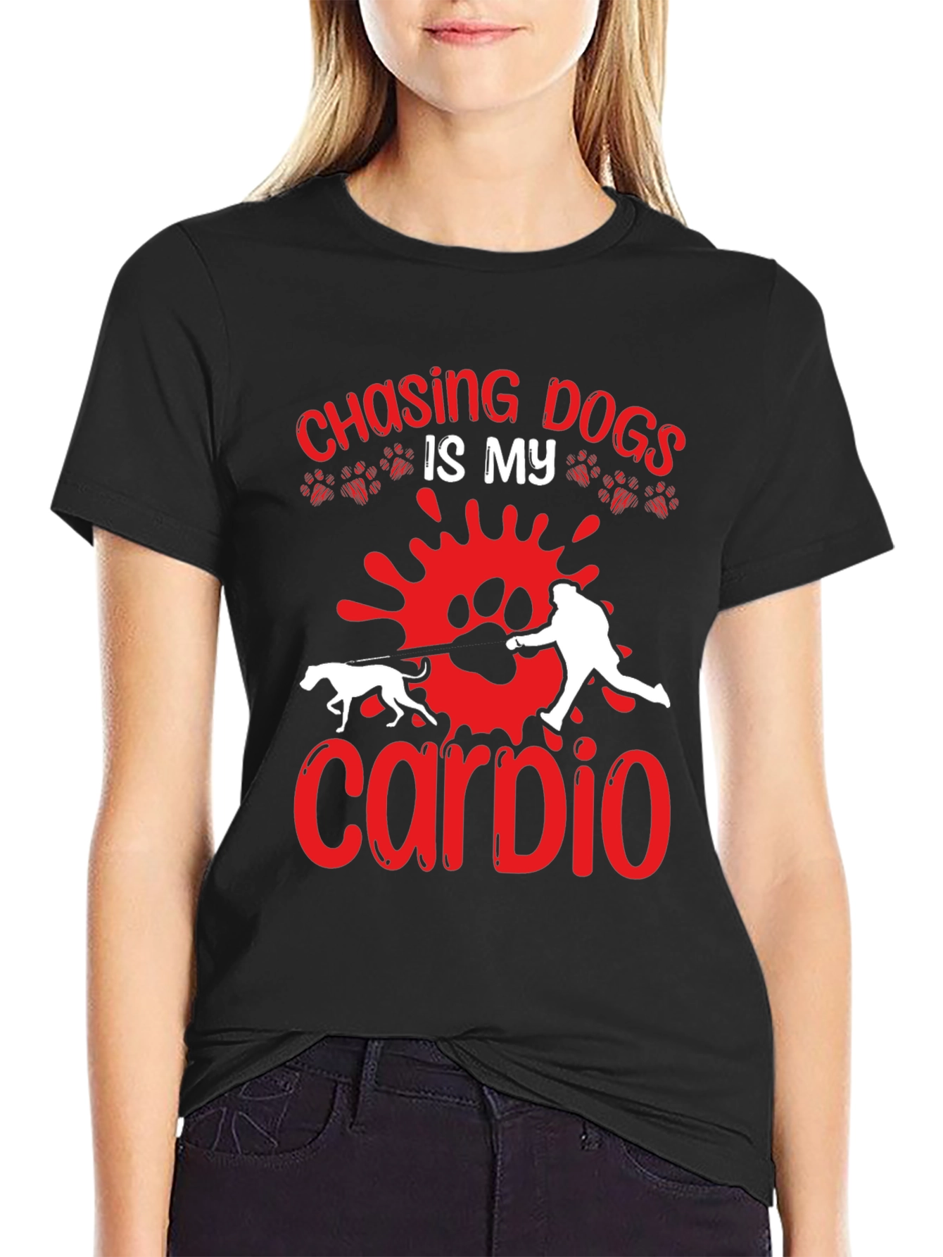 Chasing Dogs is My Cardio T-shirt