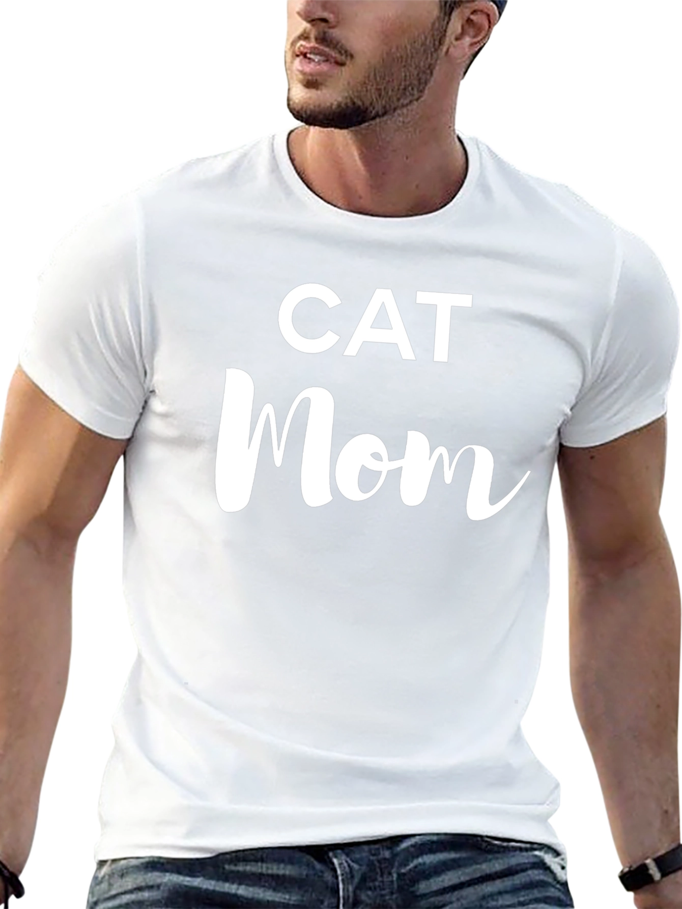 Cat Mom Graphic T-Shirt