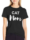 Cat Mom Graphic T-Shirt