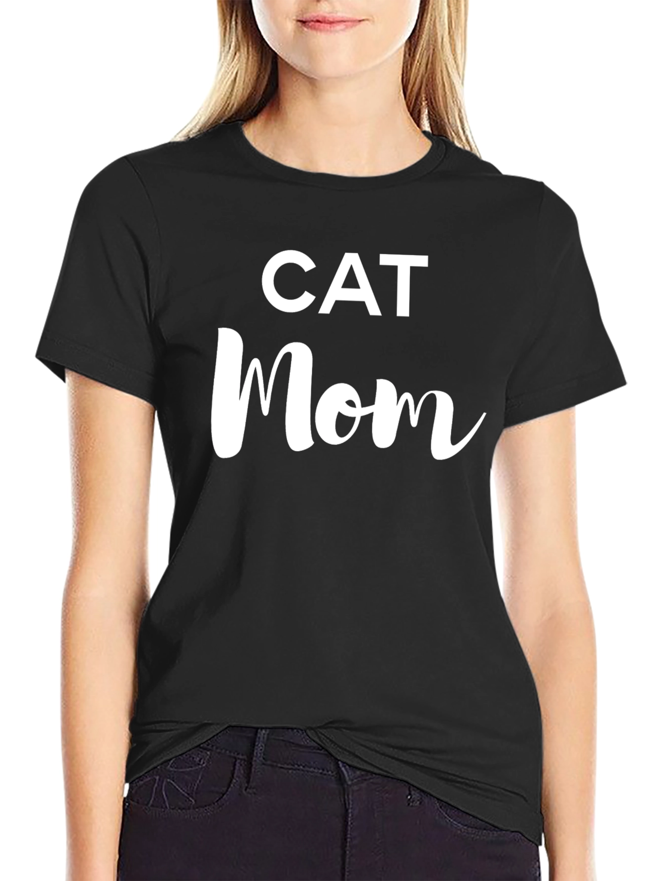 Cat Mom Graphic T-Shirt