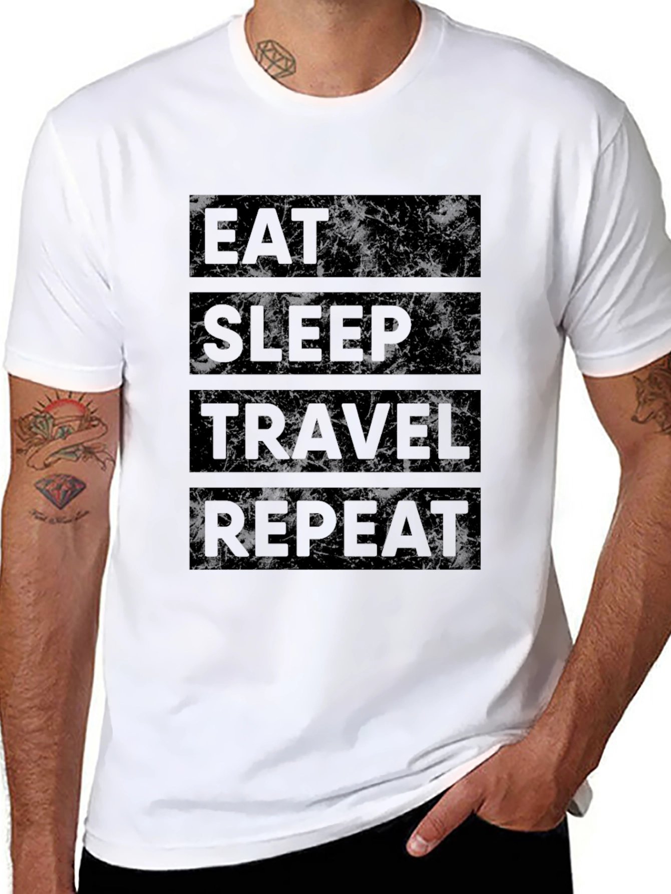 Eat Sleep Travel Repeat T-Shirt