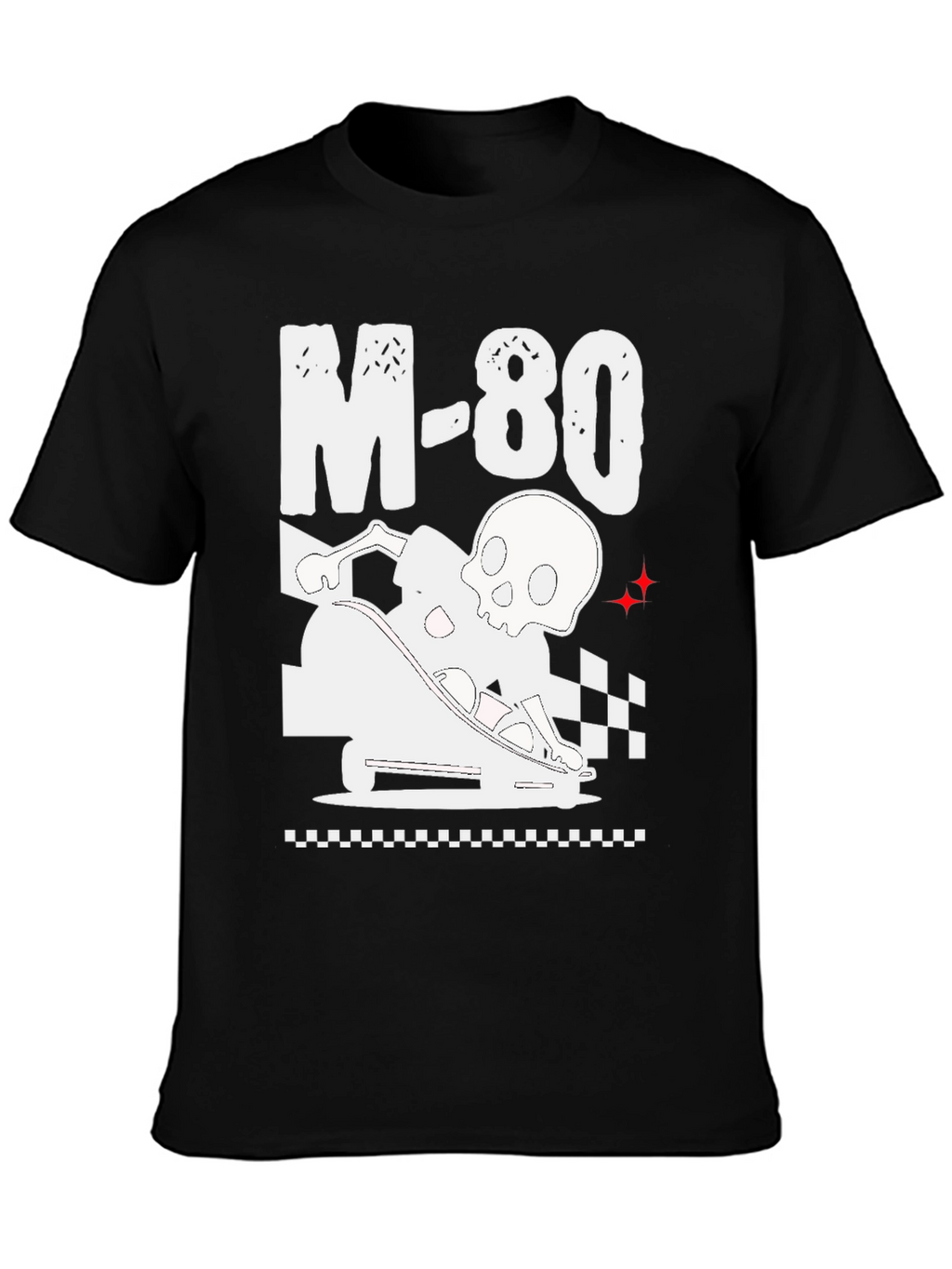 M-80 Skull Go-Kart Black Graphic Tee