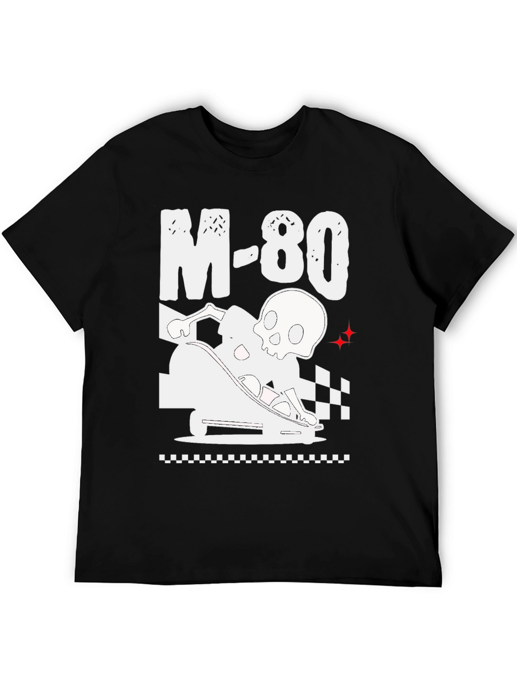 M-80 Skull Go-Kart Black Graphic Tee