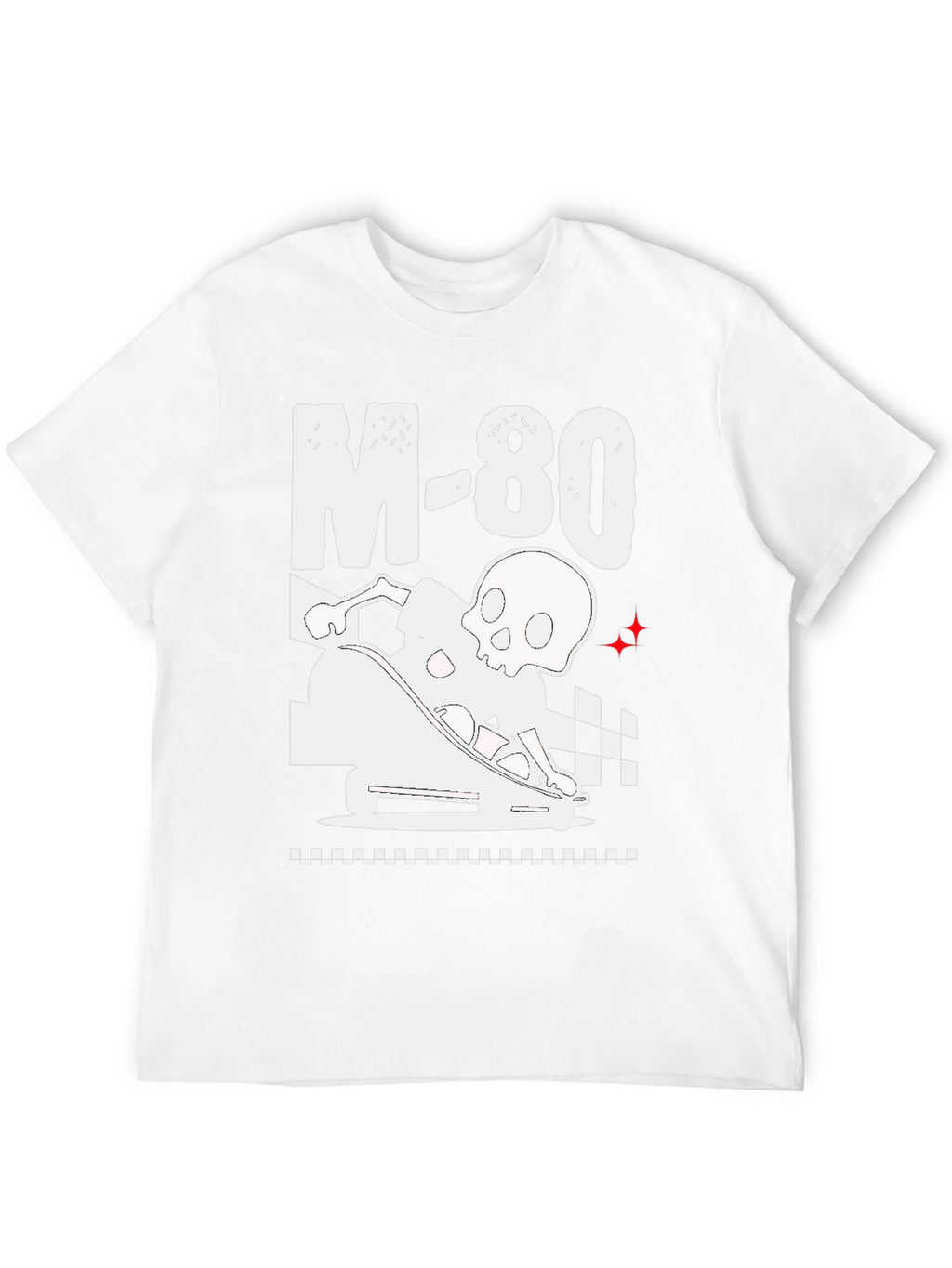 M-80 Skull Go-Kart Black Graphic Tee