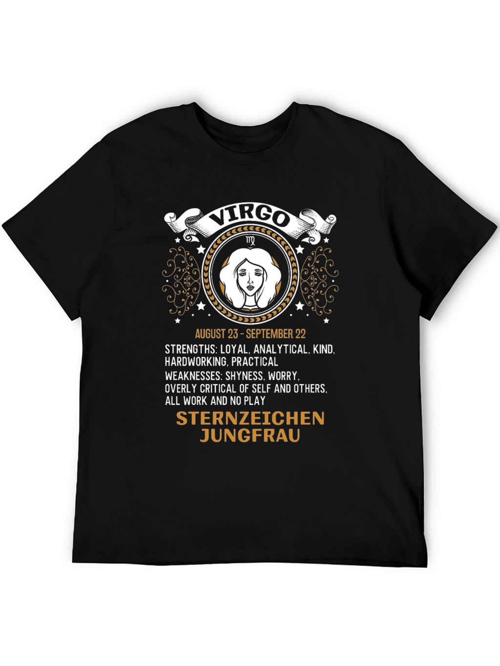 Virgo Zodiac T-Shirt - August/September Birthday