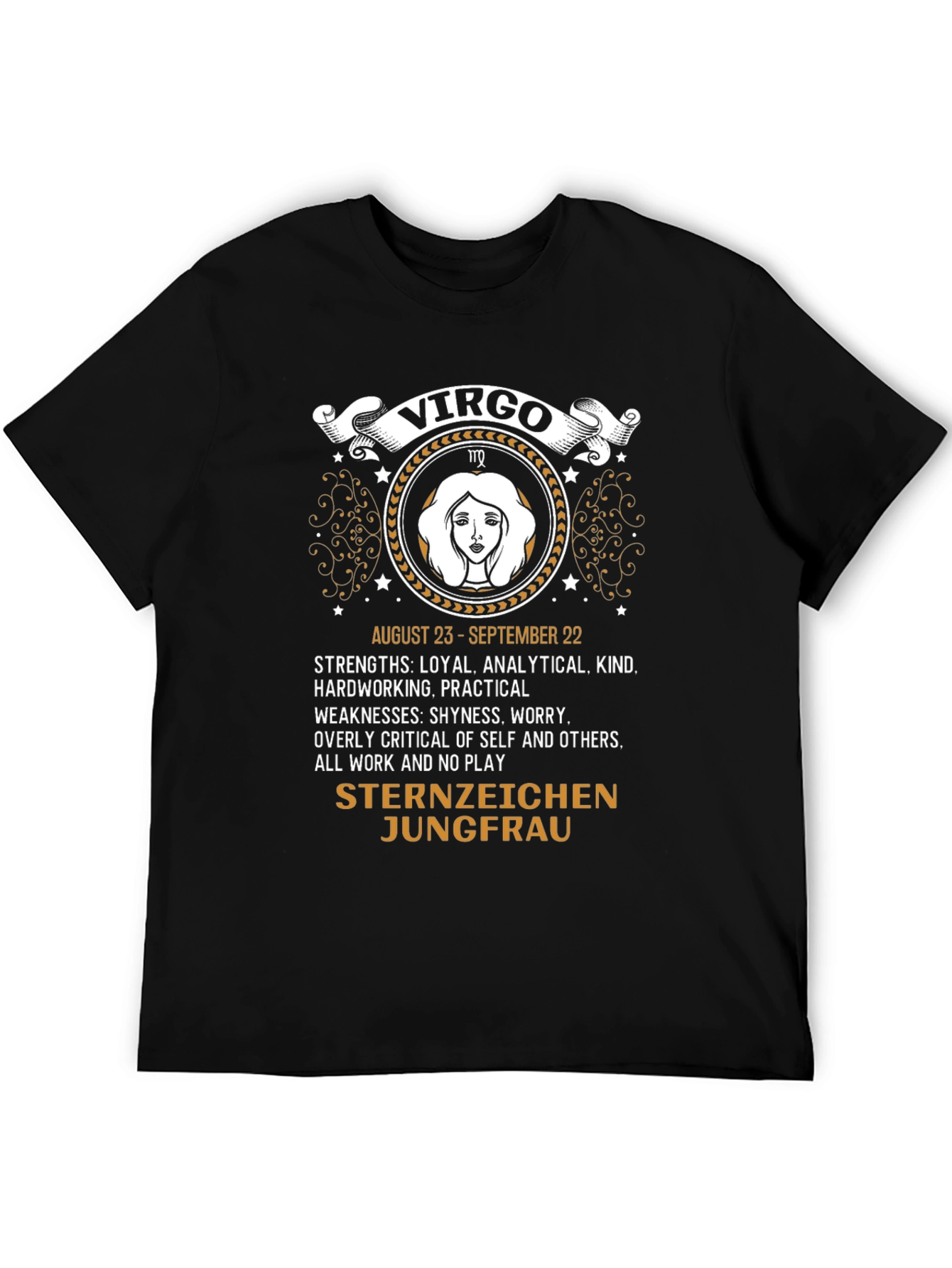 Virgo Zodiac T-Shirt - August/September Birthday